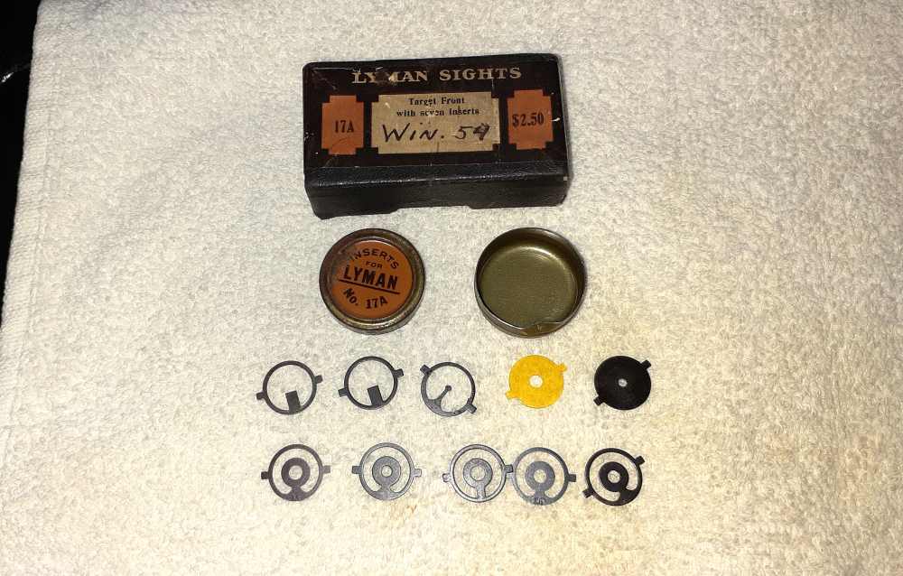 Vintage Lyman 17A Globe Front Sight Inserts Lot-img-0