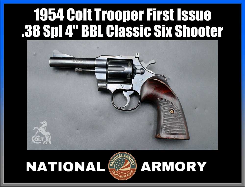 1954 Colt Trooper First Issue .38 Special-img-0