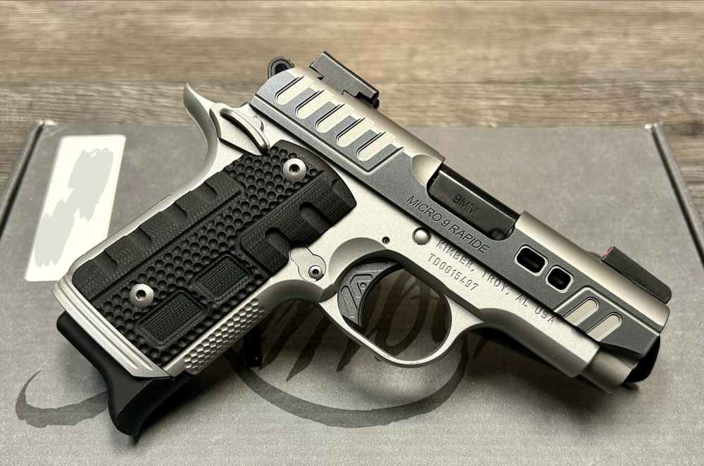 Kimber Micro 9 Rapide Black Ice 9mm W/ Magazines and Factory Box-img-2