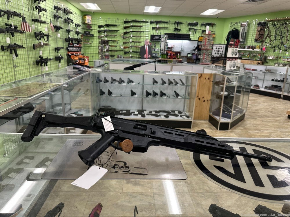 NEW CZ SCORPION 3+ 22LR 16" 10RD BLK THREADED 91368-img-0
