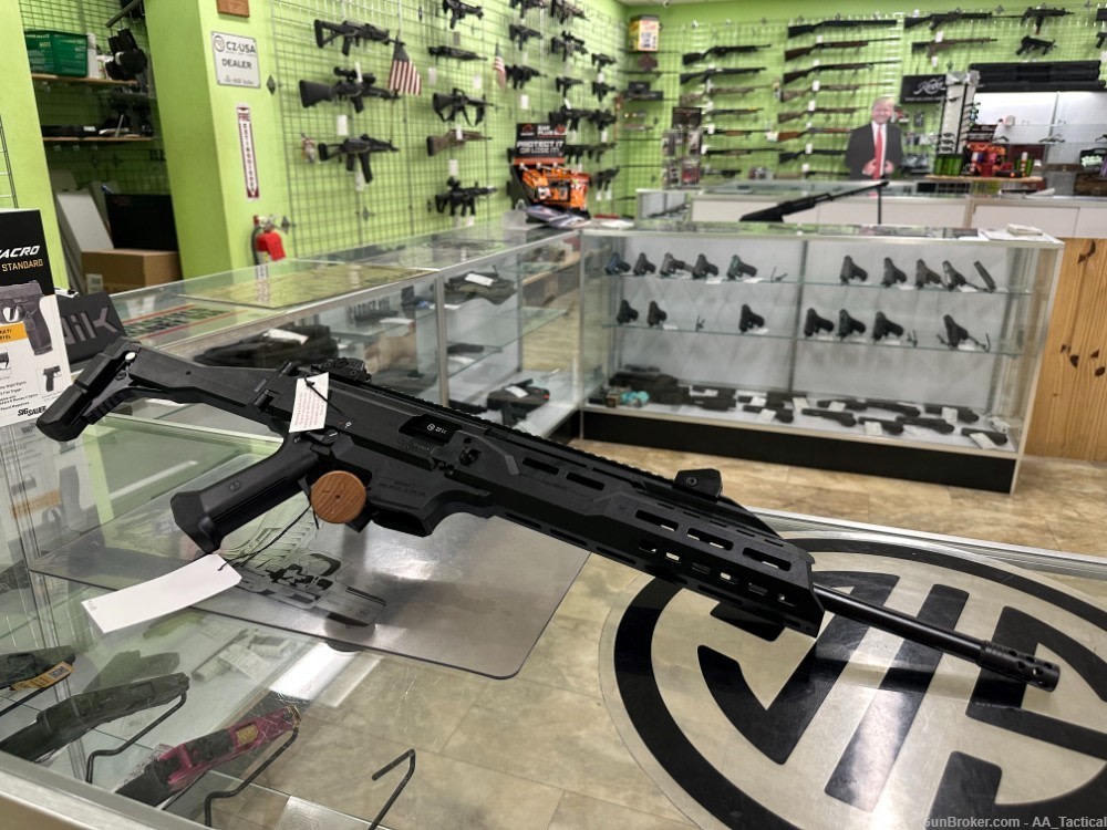 NEW CZ SCORPION 3+ 22LR 16" 10RD BLK THREADED 91368-img-1
