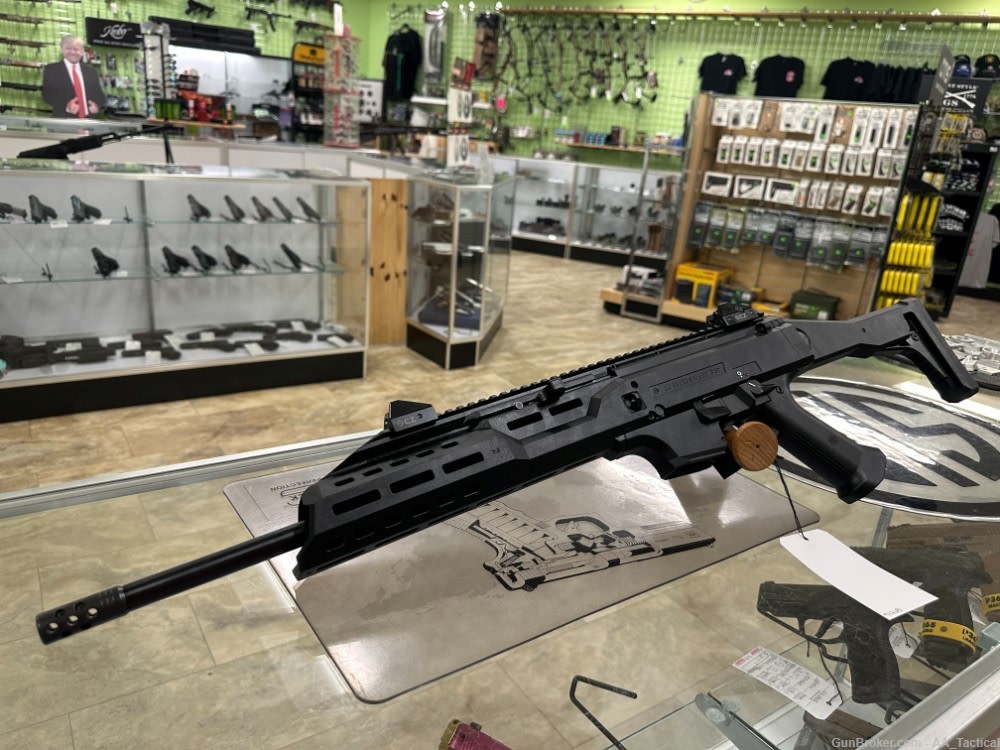 NEW CZ SCORPION 3+ 22LR 16" 10RD BLK THREADED 91368-img-2