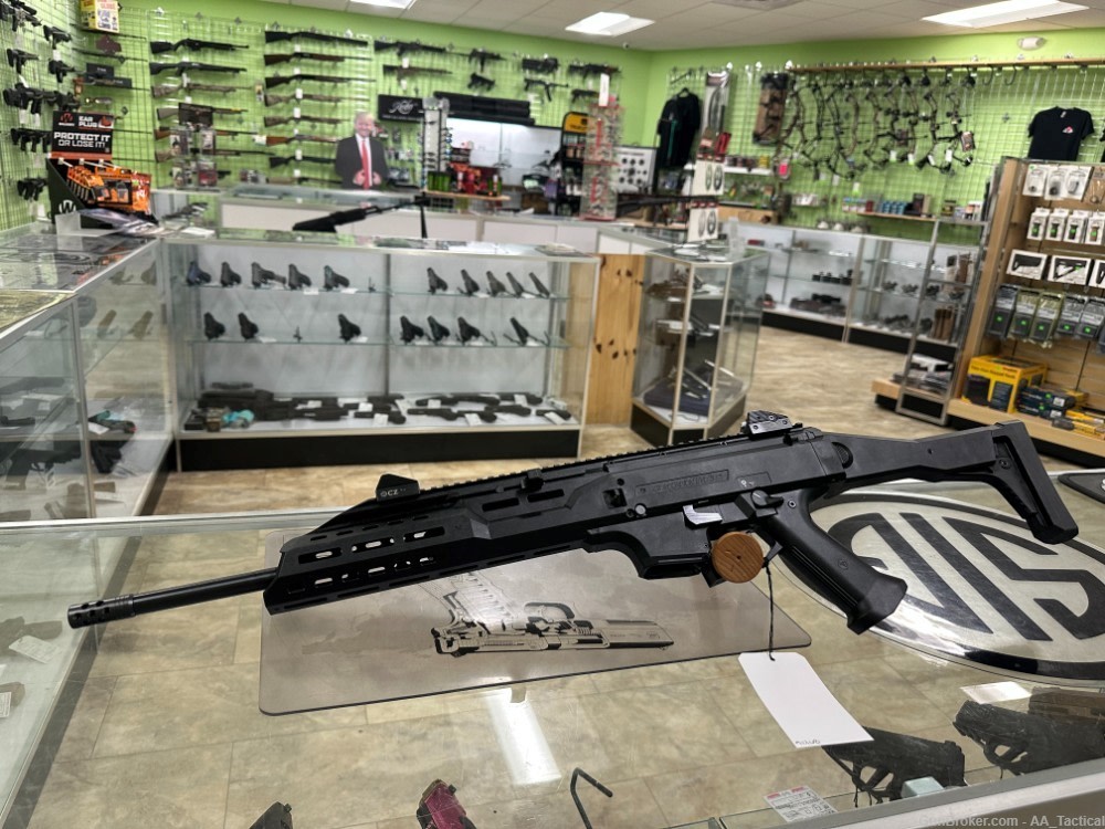 NEW CZ SCORPION 3+ 22LR 16" 10RD BLK THREADED 91368-img-3