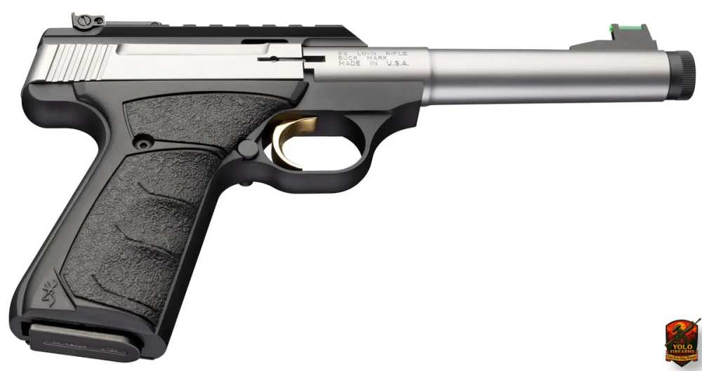 Browning Buck Mark Plus Camper SS UFX .22LR 5.9" Threaded, Suppressor Ready-img-3