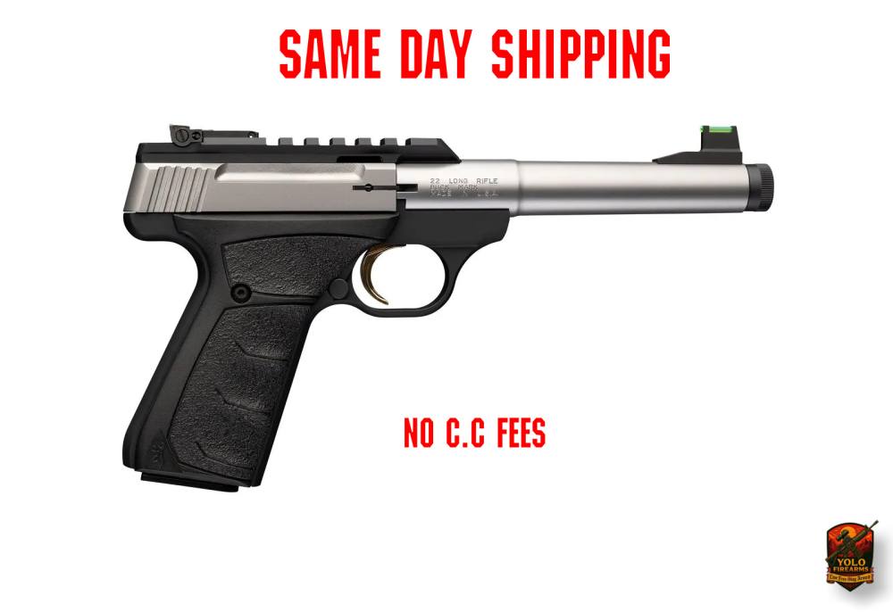 Browning Buck Mark Plus Camper SS UFX .22LR 5.9" Threaded, Suppressor Ready-img-0