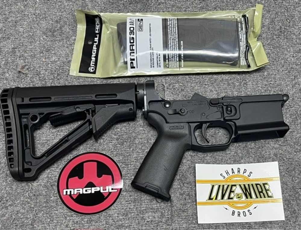Sharps Brothers Livewire Ambidextrous / Magpul AR-15 complete lower receive-img-1