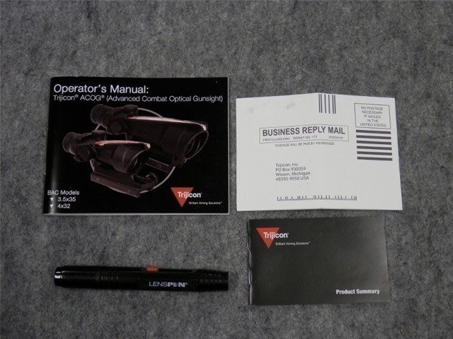 TRIJICON ACOG TA31F 4x32 BAC RED CHEVRON (NIB)-img-1