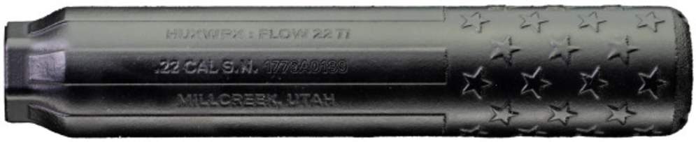 HUXWRX FLOW 22 Titanium Suppressor - Stars and Stripes Edition - Black-img-1