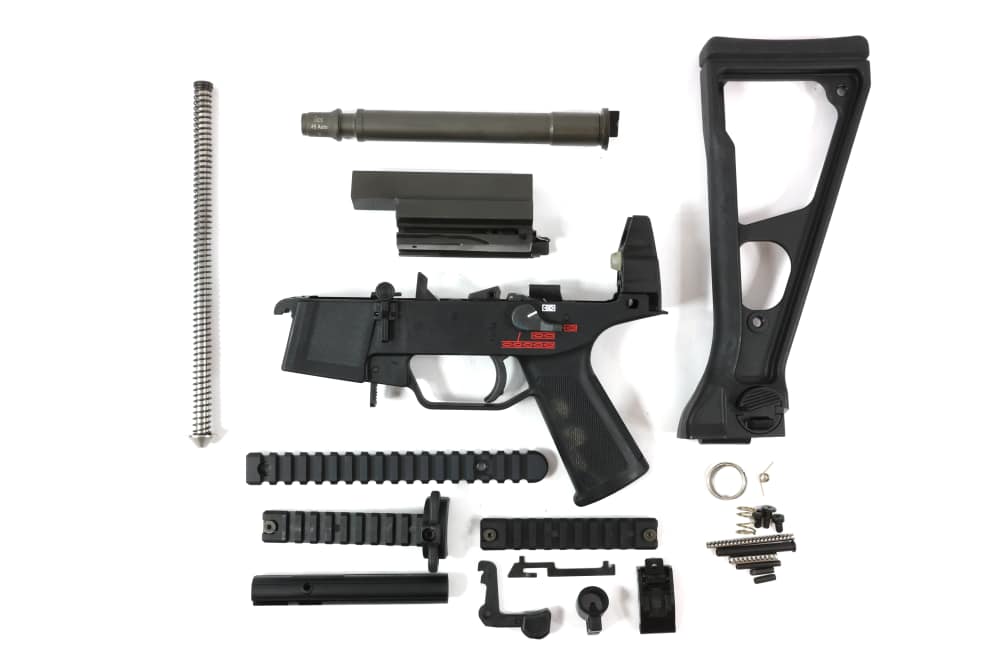 Police Trade-In: Heckler & Koch UMP De-Milled Parts Kit-img-0