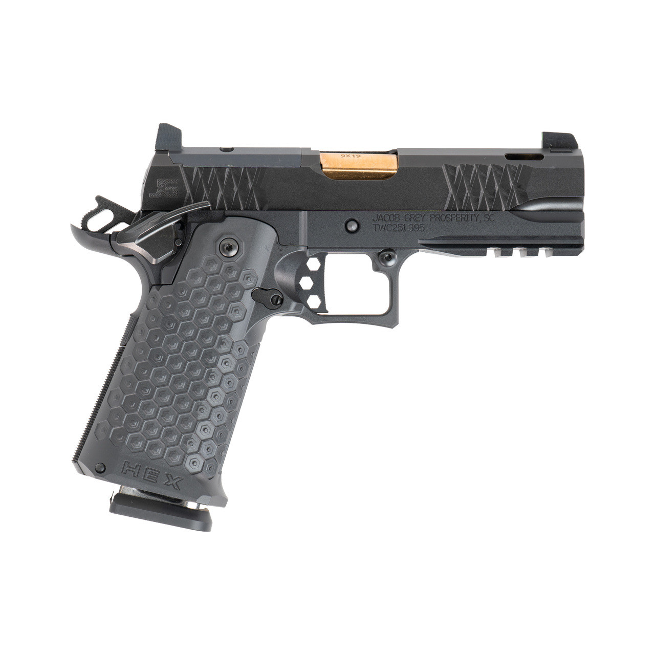 Jacob Grey TWC HEX Ported 4.25 17RD 2011 (9mm) Copper Barrel-img-1