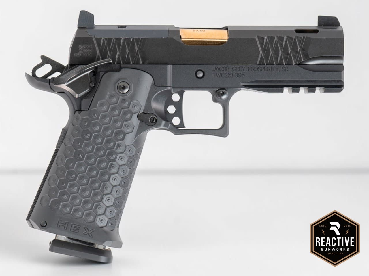 Jacob Grey TWC HEX Ported 4.25 17RD 2011 (9mm) Copper Barrel-img-0