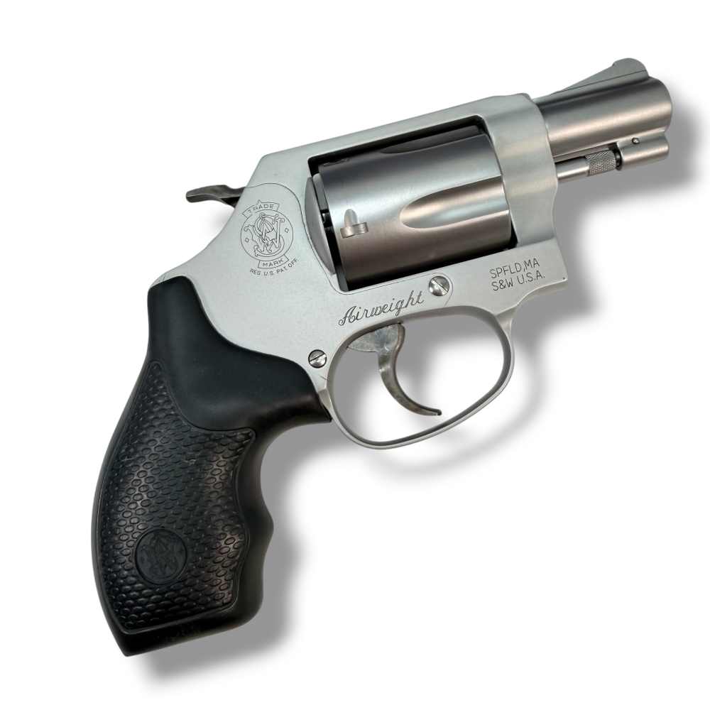 Preowned Smith & Wesson Model 637-2 Airweight SA/DA Revolver .38 Spl+P-img-1