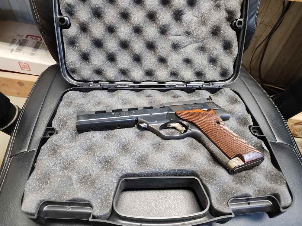 PICS! USED 1971 HIGH STANDARD THE VICTOR 107 22 5.5 TARGET HAMDEN STEEL RIB-img-1