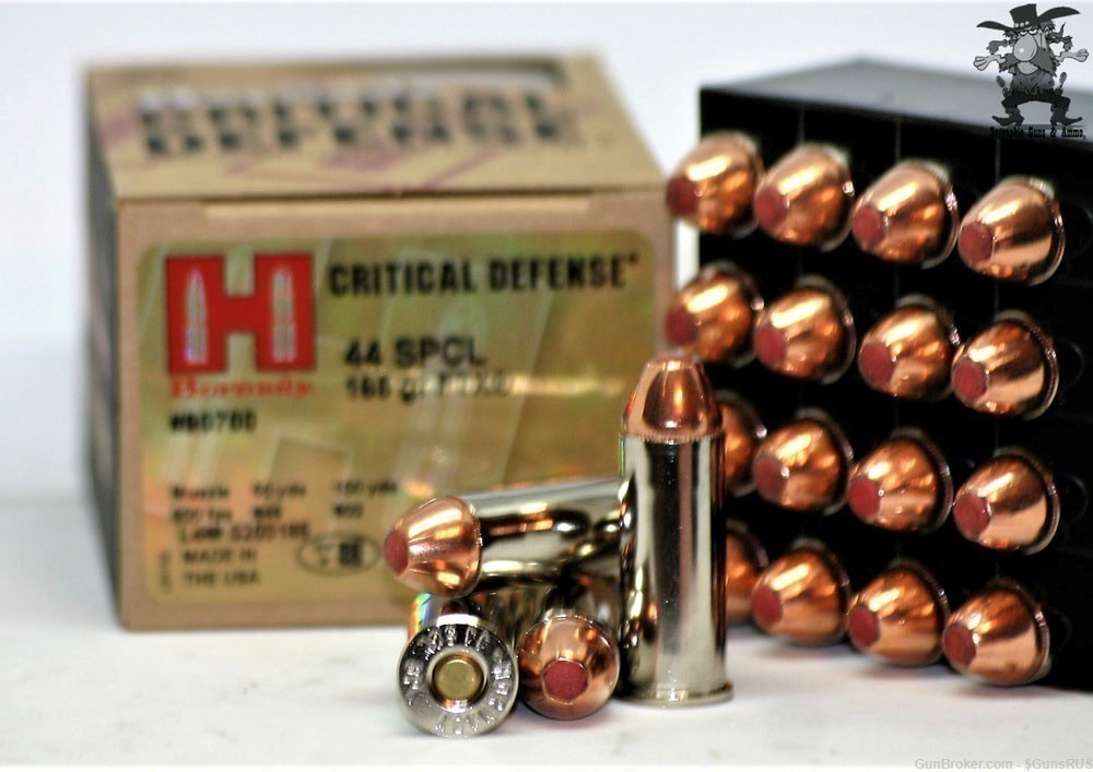 44 SPL Hornady 44 Special 165 gr FlexLock® Critical Defense® 20 Rounds -img-1