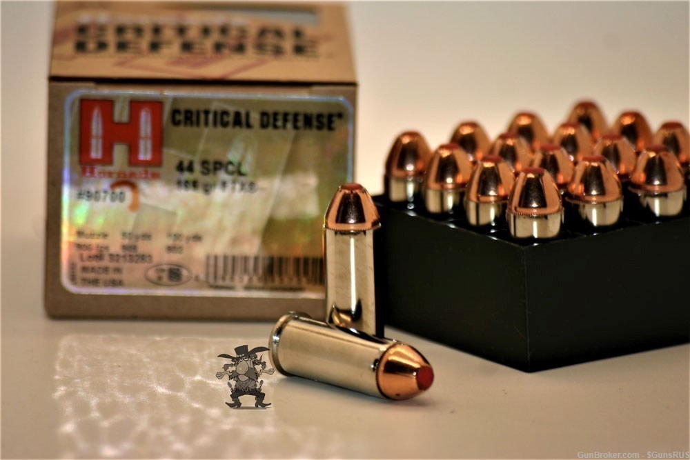 44 SPL Hornady 44 Special 165 gr FlexLock® Critical Defense® 20 Rounds -img-0