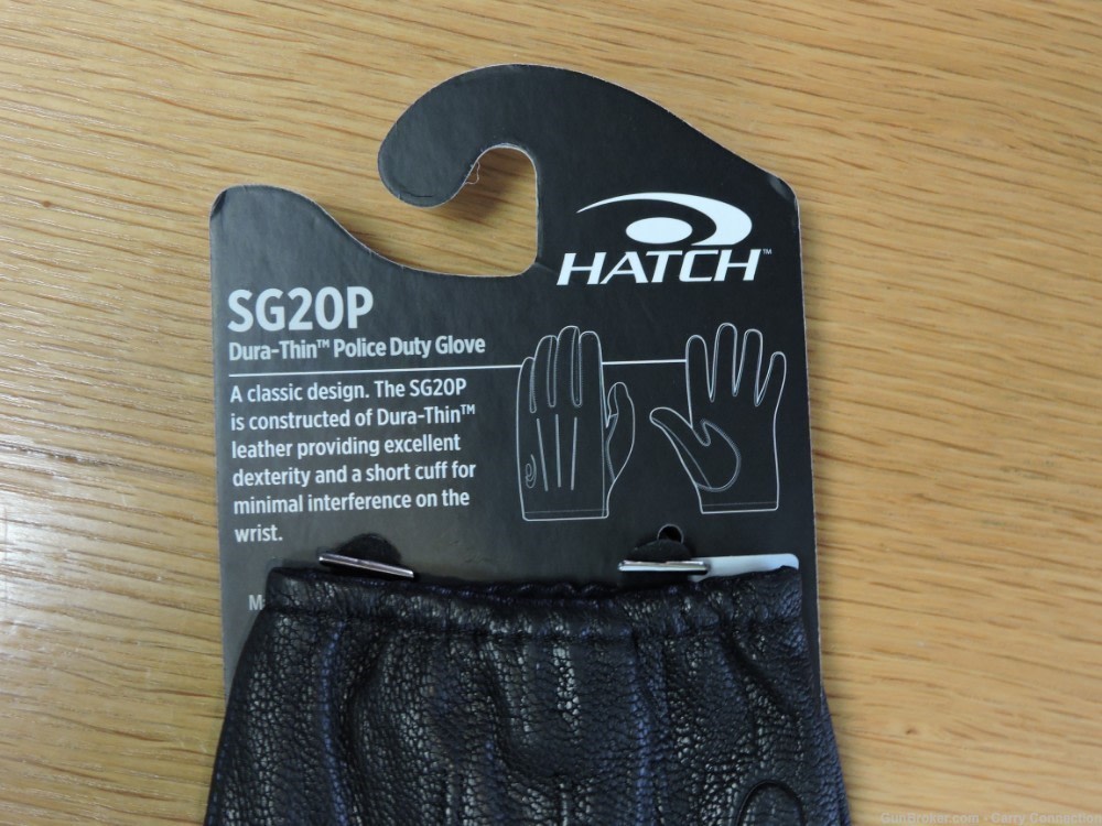HATCH SG20P DURA-THIN POLICE DUTY GLOVE MEDIUM MENS GOAT LEATHER-img-3