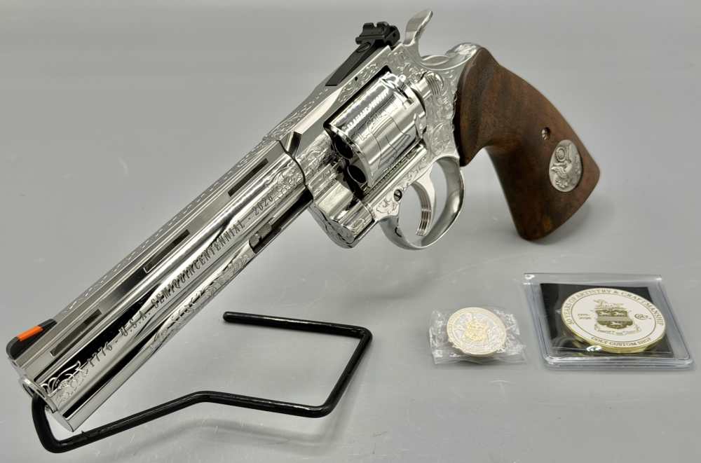 Colt Custom Shop 250th Anniversary Special Edition Python 6" HAND ENGRAVED-img-16
