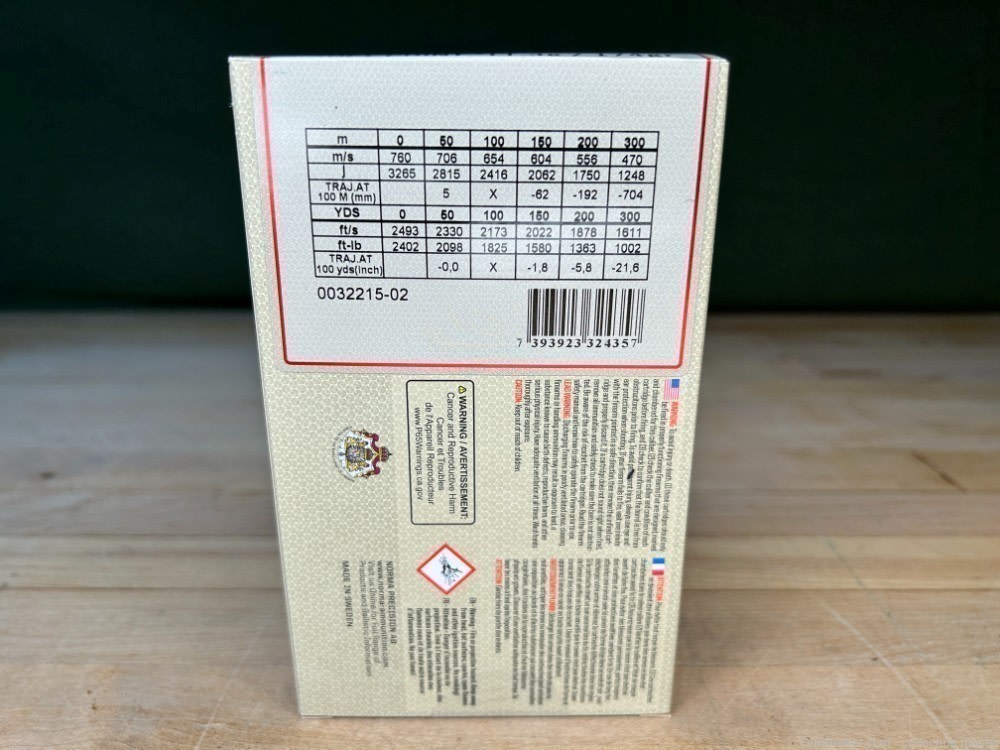 Norma 7.7 Jap 174 Grain GR Soft Point Ten Box 200 Rounds Japanese Newly MFG-img-3