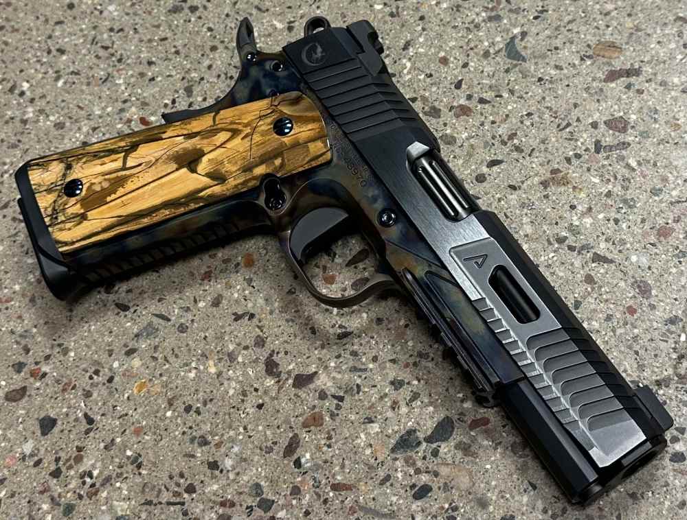 Nighthawk Custom 1911 VIP Agent 2 45ACP 5" Turnbull Case Color Frame 0872-img-0