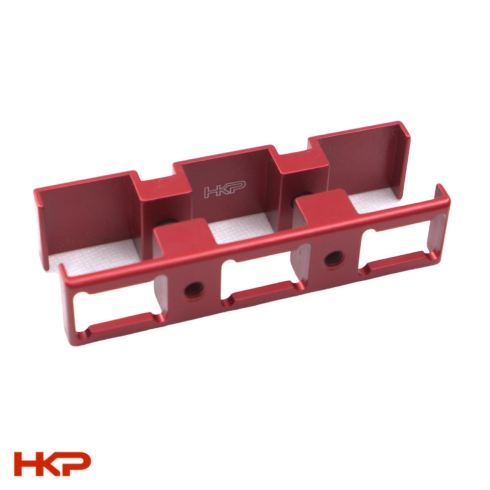 HK MP5, SP5, MP5K, SP5K Magazine Clamp - Tri-Lock - 9mm - Red-img-1