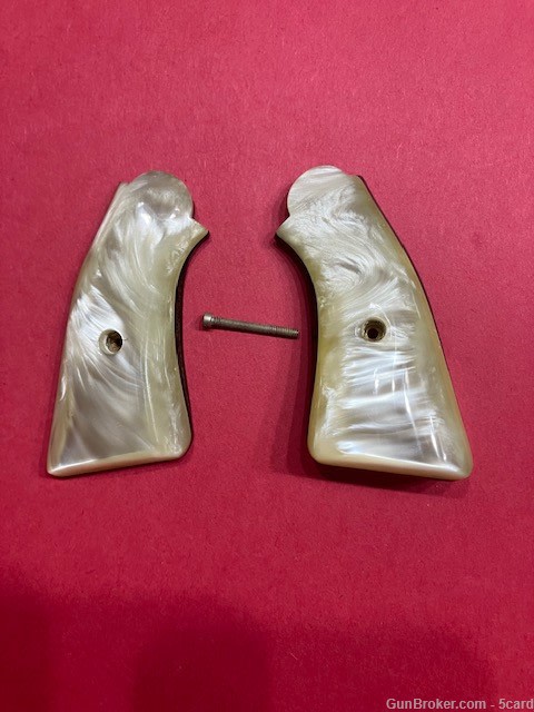 Faux Pearl Colt Chiel Special Conversion Grips-img-0
