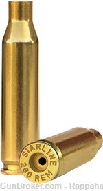 Starline 260 Remington New Unprimed Brass 100ct-img-2