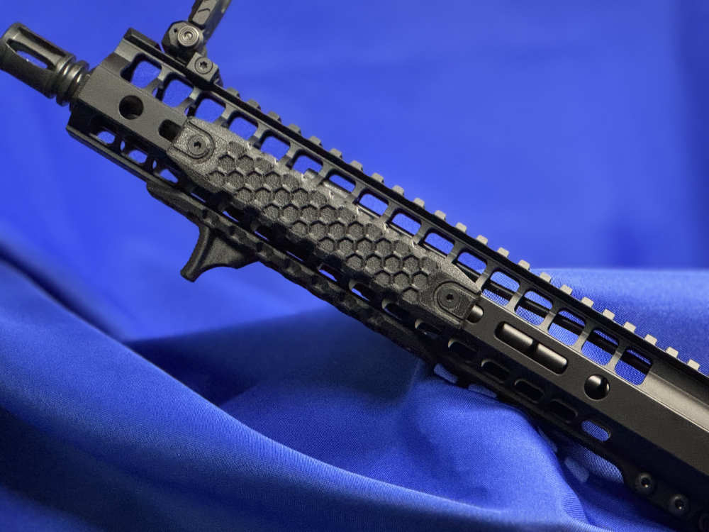 M-LOK Rail Cover Panels + Hand Stop Kit | Black-img-2