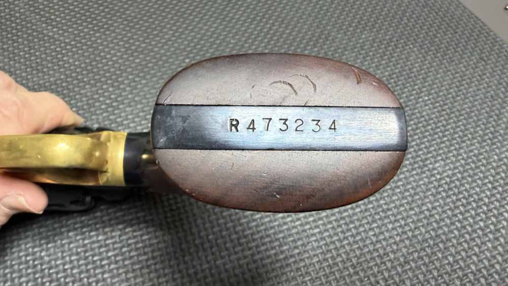 Remington 1858 New Army replica revolver by Pietta VG COND 2015-img-17