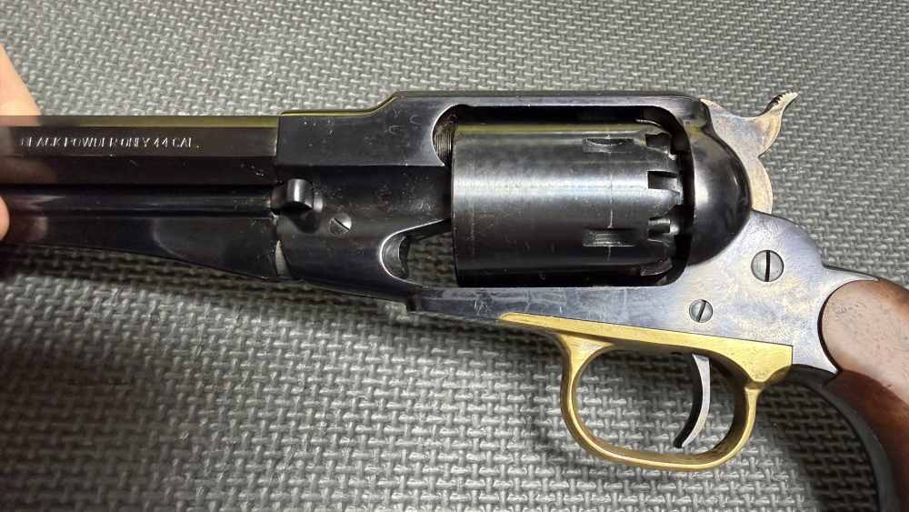 Remington 1858 New Army replica revolver by Pietta VG COND 2015-img-6