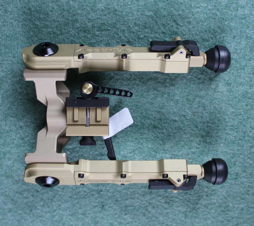Accu-Tac WB-4 Flat Dark Earth Quick Detach Pincatinny Mounted Bipod -img-3