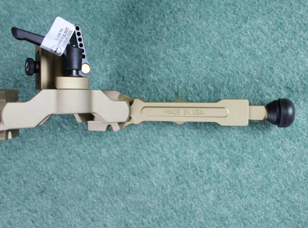 Accu-Tac WB-4 Flat Dark Earth Quick Detach Pincatinny Mounted Bipod -img-7