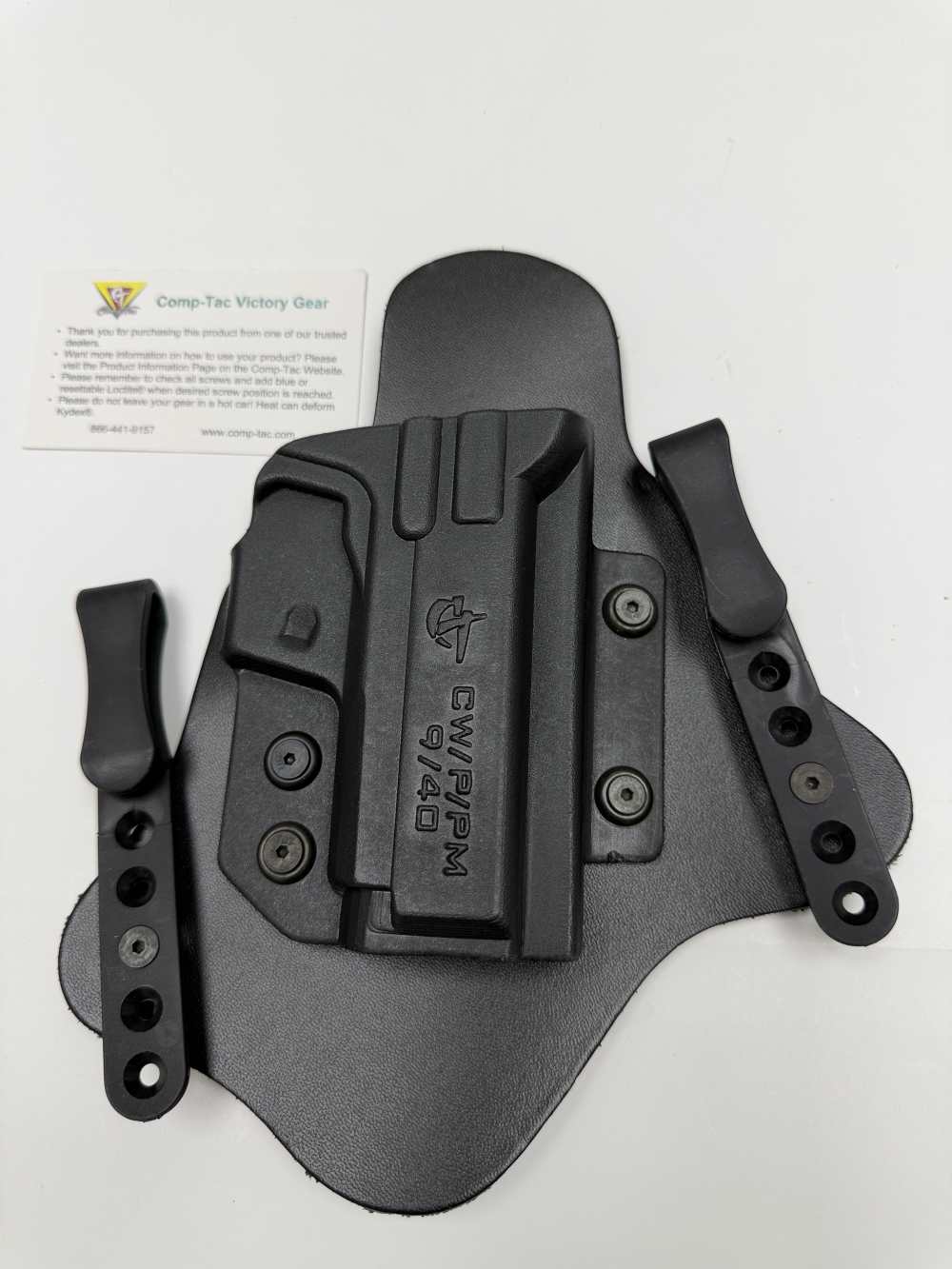 KAHR CW/P/PM HOLSTER,IWB, RIGHT HAND, 1.5'' BELT CLIP, MADE BY COMP-TAC USA-img-0