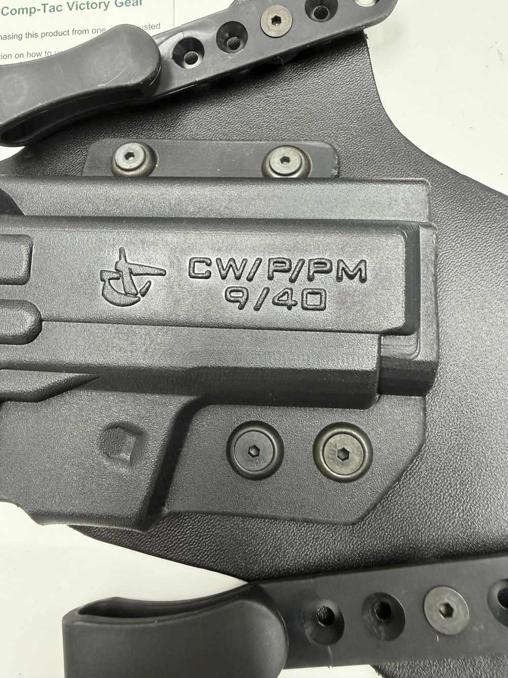 KAHR CW/P/PM HOLSTER,IWB, RIGHT HAND, 1.5'' BELT CLIP, MADE BY COMP-TAC USA-img-2