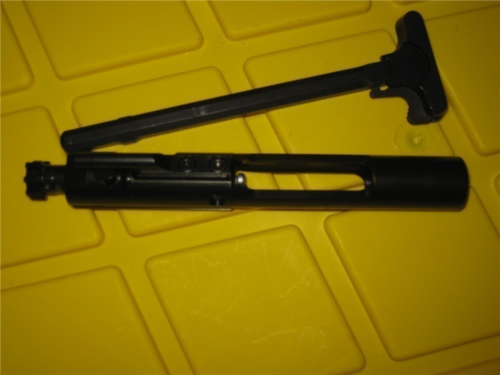 AR 15 M16 223 5.56 2 BCG Bolt Carrier Groups & 2 Charge Handles-img-3