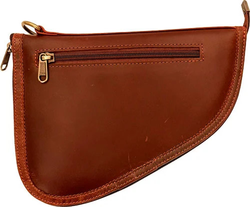 PALMETTO PISTOL CASE MEDIUM - OX BLOOD-BROWN BUFFALO-img-1