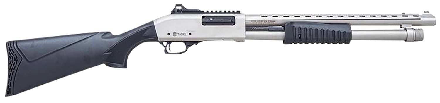 Howa Mariner 12 Gauge Pump Shotgun 3 4+1 18.50 Black Full Heat Shield Barre-img-0