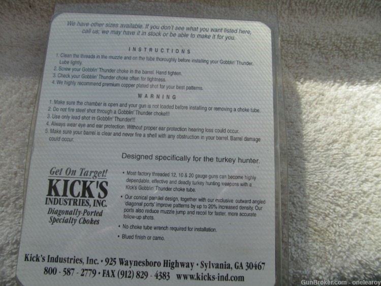Kick's Gobblin Thunder Choke Tube 12 Ga.-img-1