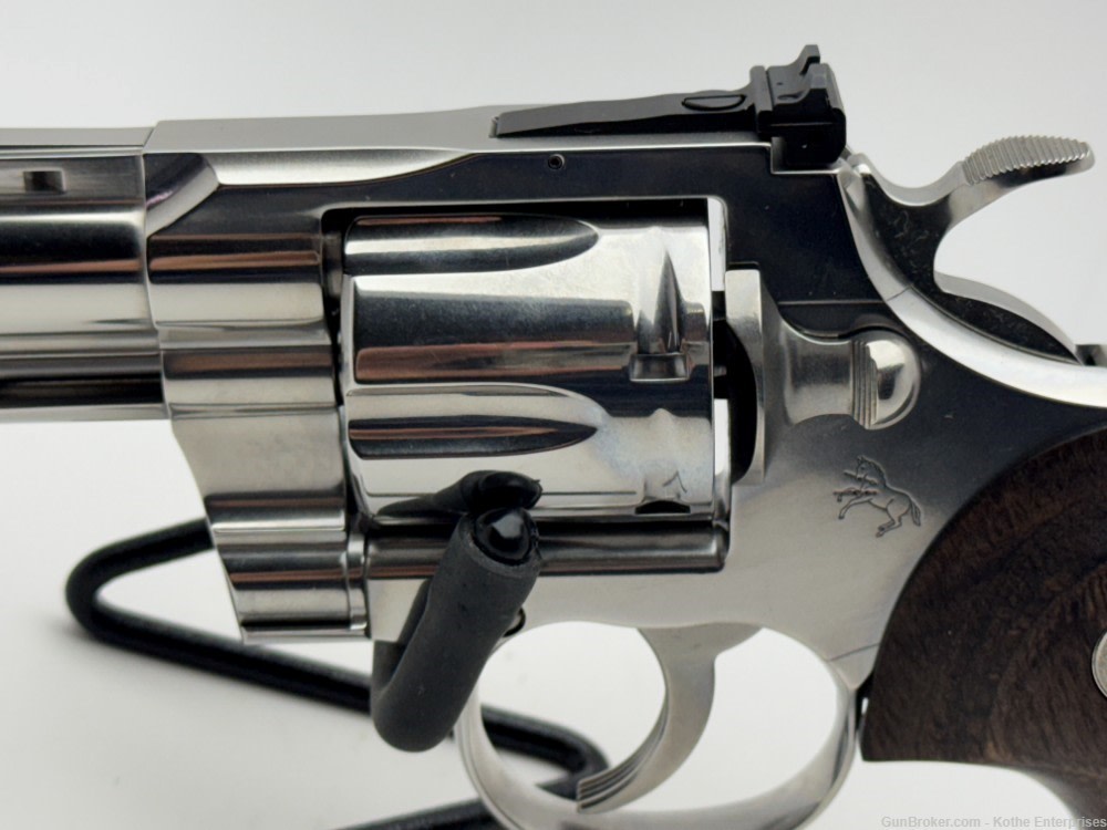 Colt Python 6" Barrel 357 Magnum Mint Condition With Factory Case-img-3