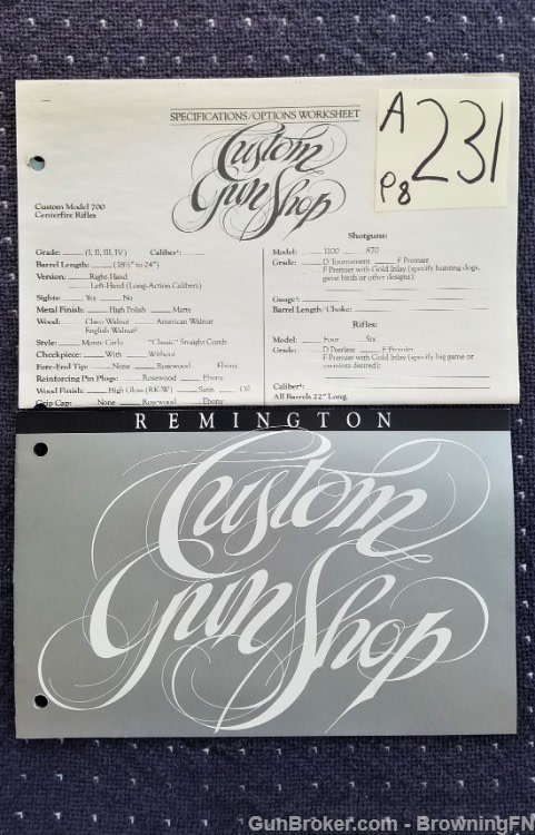 Orig Remington Custom Gun Shop Catalog-img-0