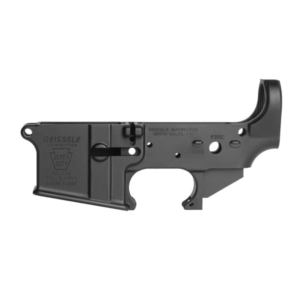 NIB Geissele SD-556 Lower Receiver  5.56 Black, M16, Cut FRT Ready!-img-5