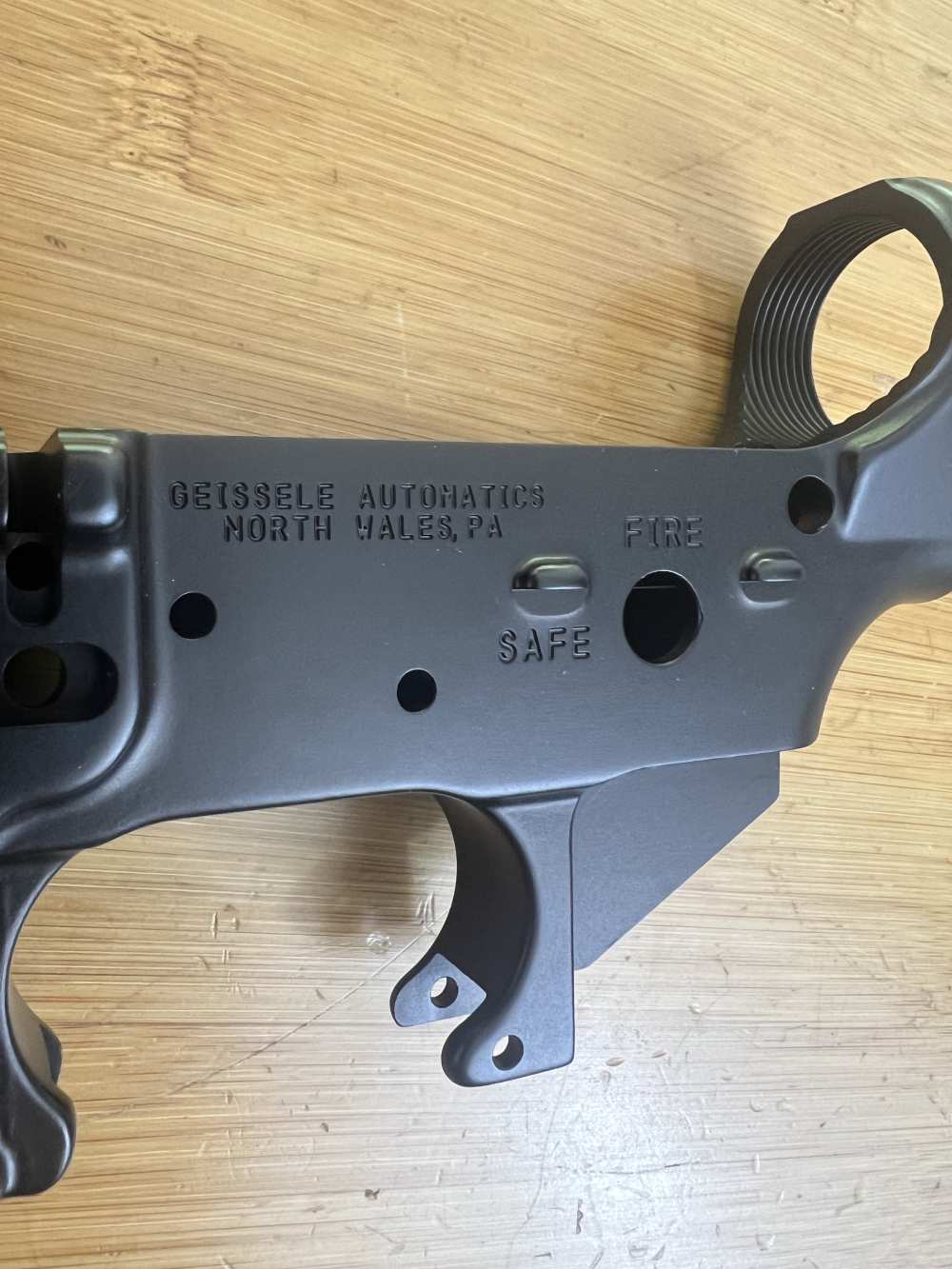 NIB Geissele SD-556 Lower Receiver  5.56 Black, M16, Cut FRT Ready!-img-4