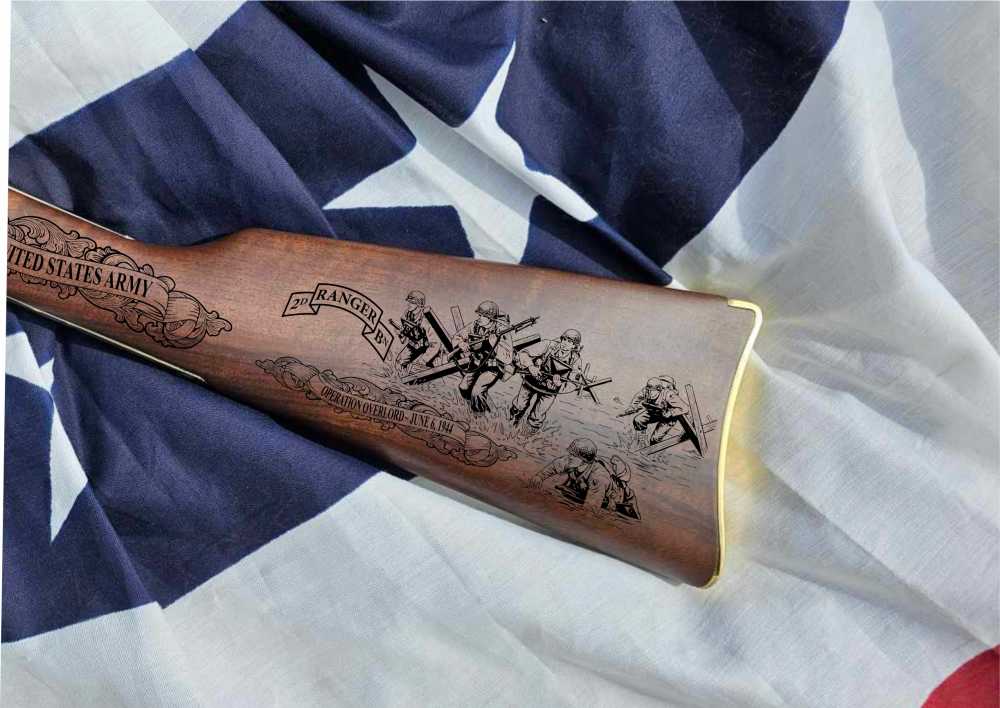 New Item! U.S. Army Commemorative Engraved Henry Golden Boy .22LR-img-3