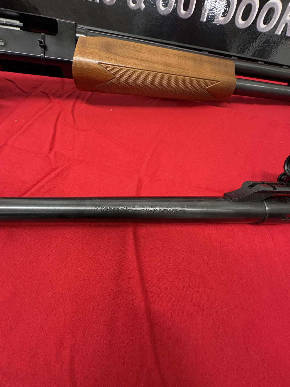 MOSSBER 500 COMBO 20GA. WITH RIFLED BARREL AND SCOPE "MAKE OFFER"-img-4