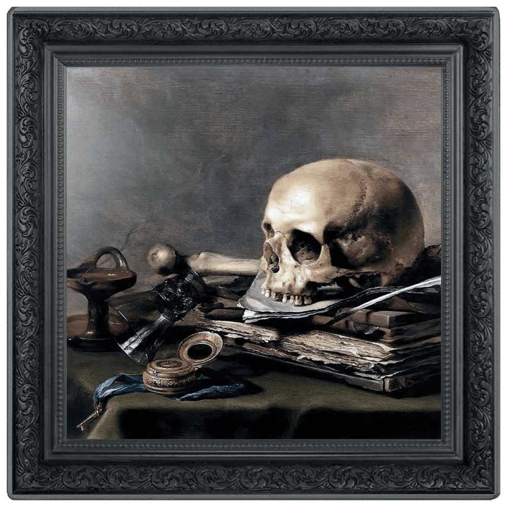 MEMENTO MORI by Pieter Claesz - 1oz pure silver commemorative coin   -img-0