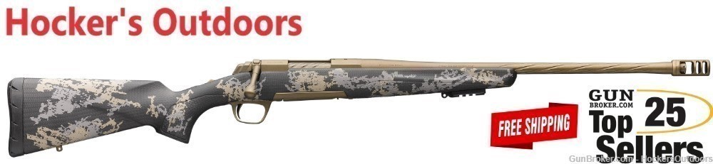 Browning 035583294 X-Bolt Mountain Pro Tungsten SPR 6.5 PRC 3+1 20”-img-0