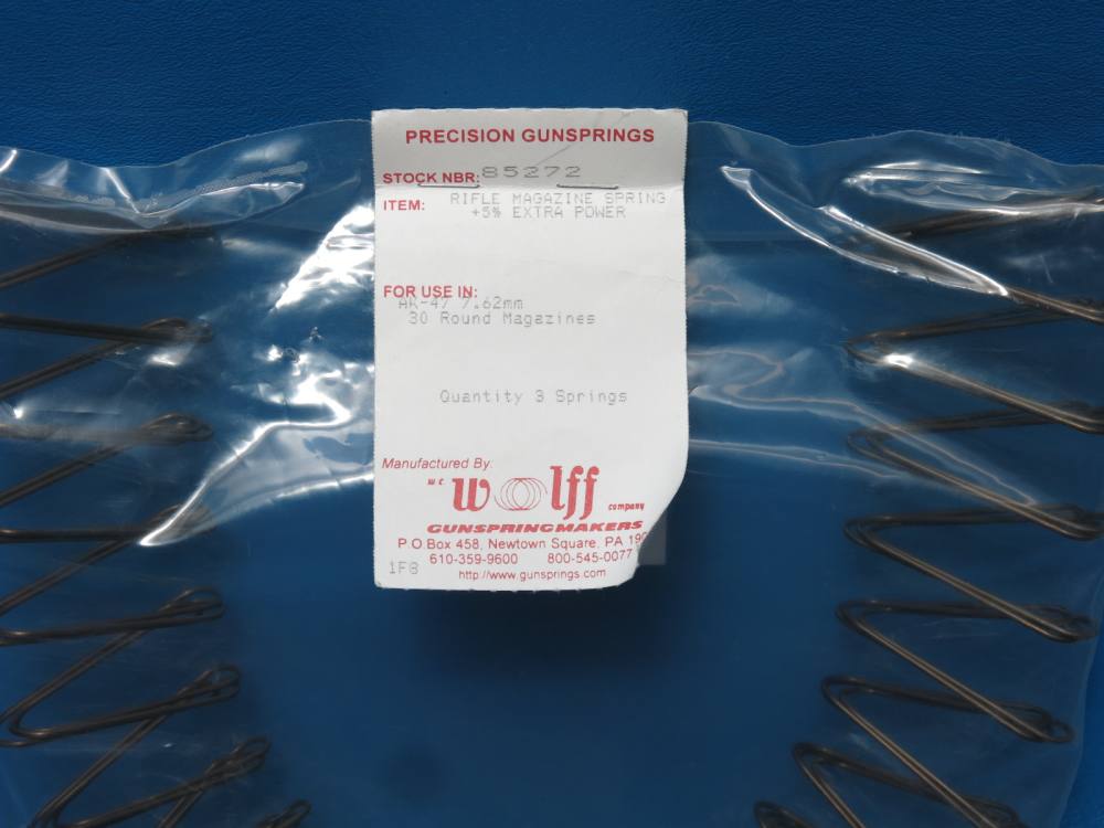 Wolff Gunsprings (3) AK-47 30 Round XP Magazine Spring Pak 85272 AK47-img-2