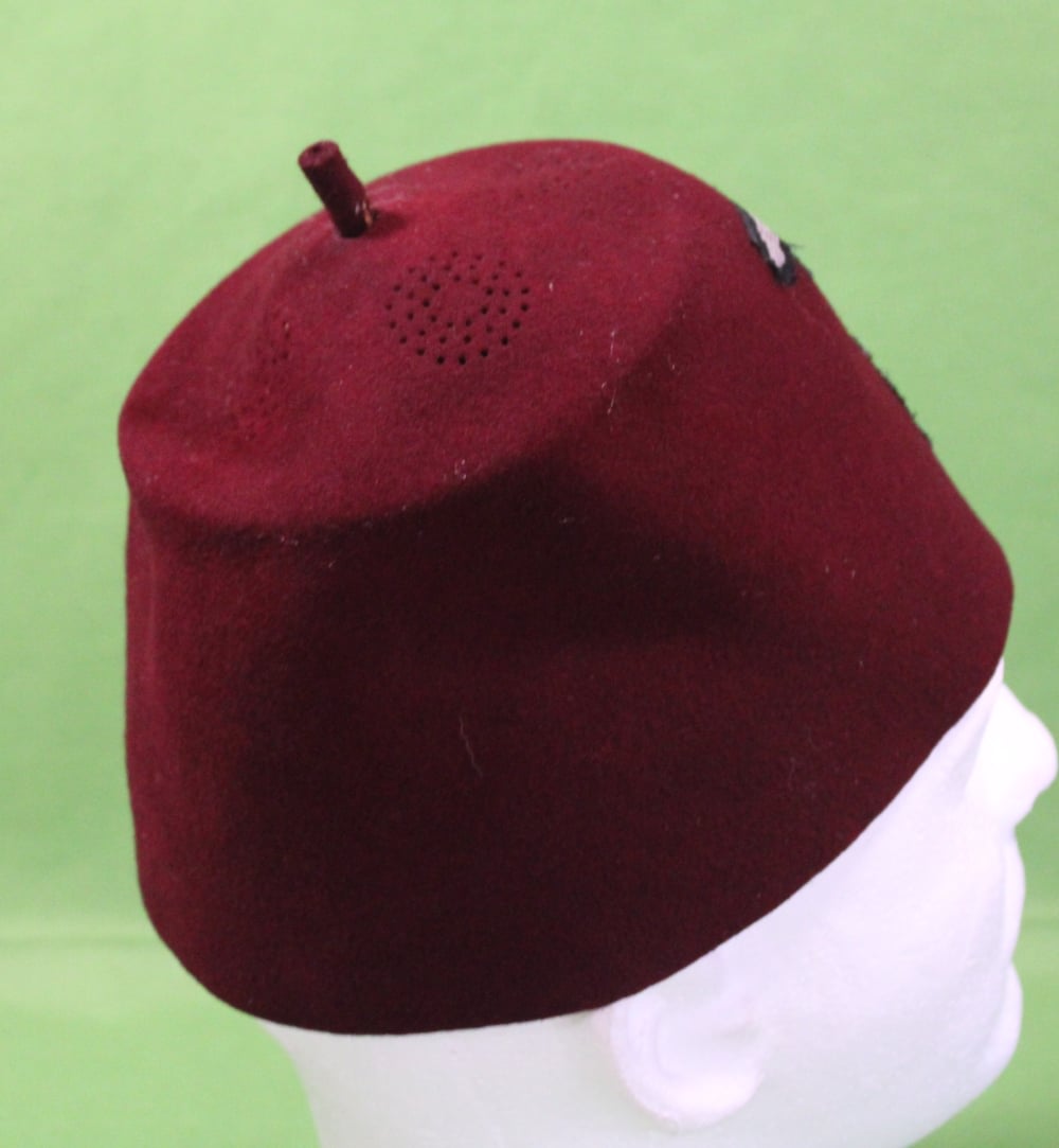 German WWII Waffen SS Foreign Volunteer Red Fez NOO-img-5