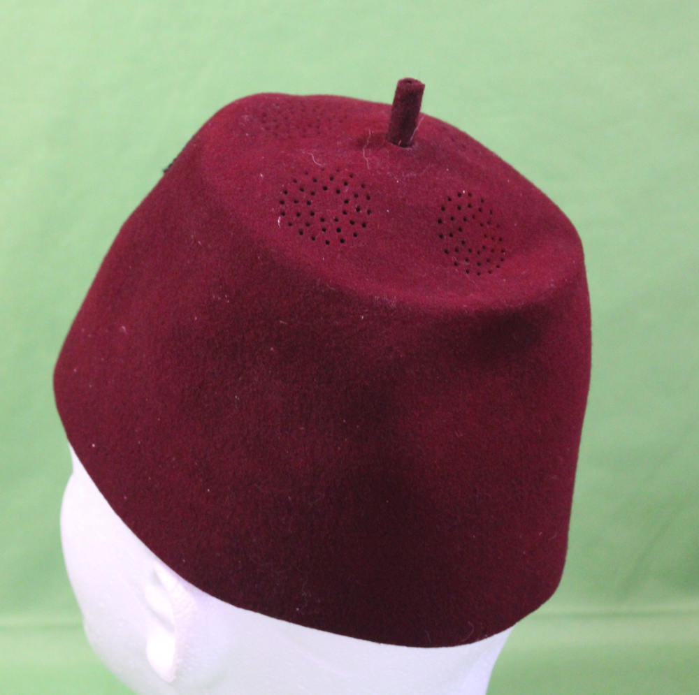 German WWII Waffen SS Foreign Volunteer Red Fez NOO-img-4