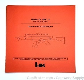 Heckler and Koch GMBH HK G36c 1 Spare Parts Catalogue-img-0