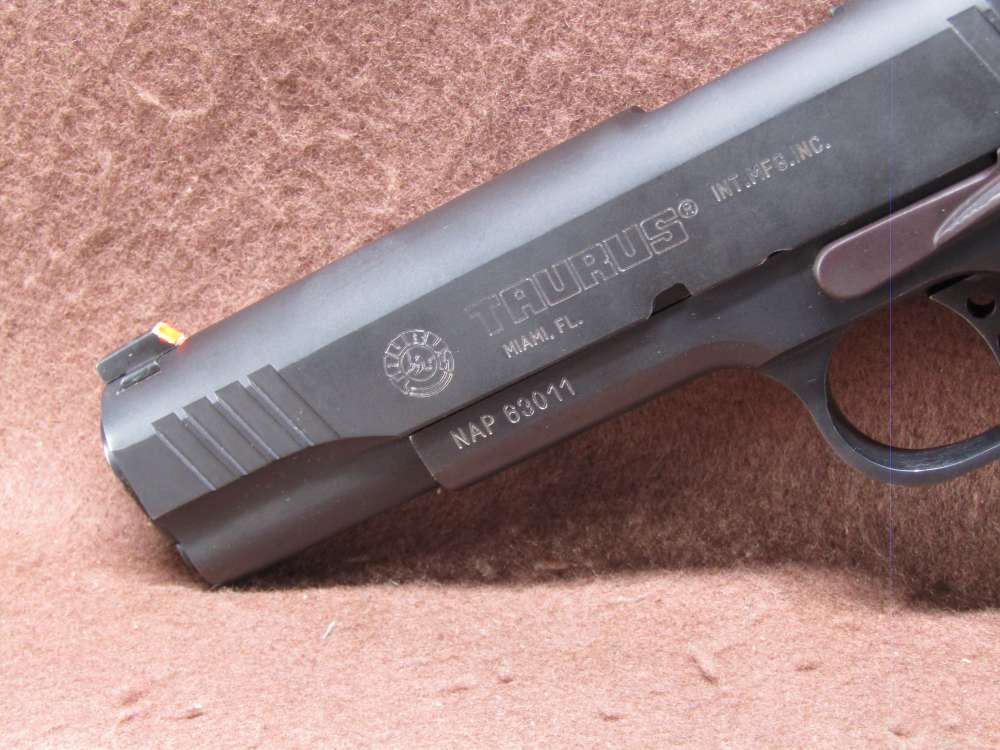 Taurus PT 1911 45 ACP Semi 4.75" BRL 2x 8 Rd Ambi Safety VG Bore-img-15